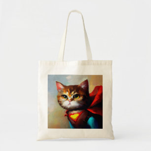 Bolso De Tela Superhéroe de gato