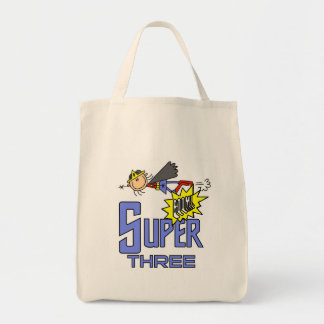 Bolso De Tela Superheroína Chica 3 camisetas de cumpleaños y reg