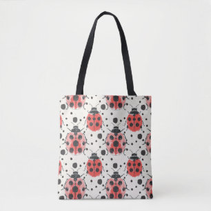 Bolso De Tela Superlindo Fiesta Ladybug