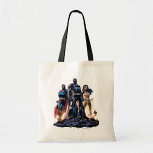 Bolso De Tela Superman, Batman y la Trinidad de la Mujer Maravil