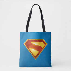 Bolso De Tela Superman Golden S Shield Brilliance
