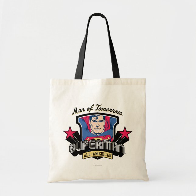 Bolso De Tela Superman - Hombre del Mañana (Frente)