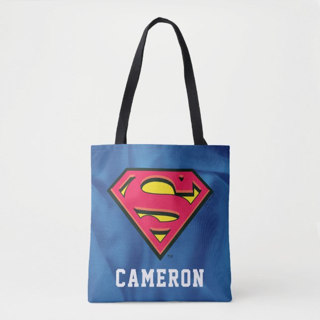Bolso De Tela Superman S-Shield personalizado | Logo clásico (Anverso)