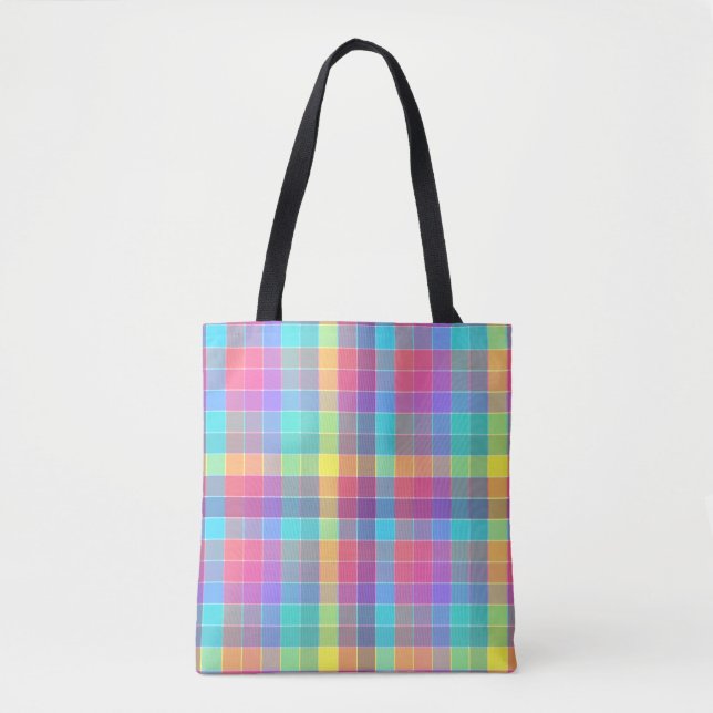 Bolso De Tela Superposición de Pastel (Anverso)