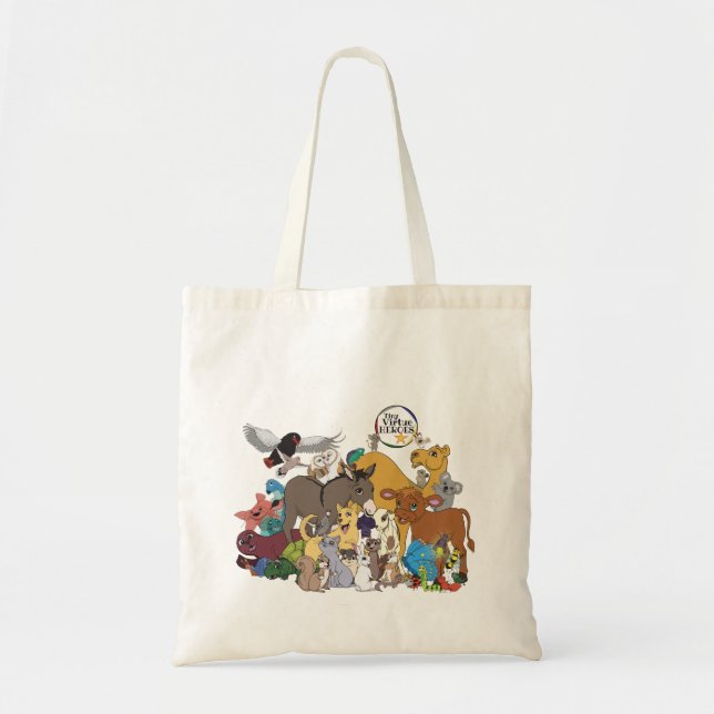 Bolso De Tela Superpotencia Virtue Heroes™ (Frente)
