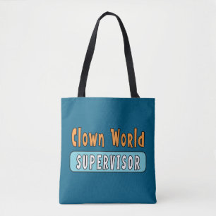 Bolso De Tela Supervisor Mundial de Payasos