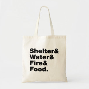 Bolso De Tela Supervivencia (Refugio, agua, fuego y comida).