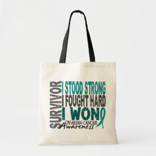 Bolso De Tela Superviviente 4 del cáncer ovárico