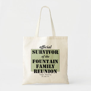 Bolso De Tela Superviviente oficial de la unión familiar - Wyomi