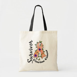 Bolso De Tela Superviviente uterino 15 del cáncer