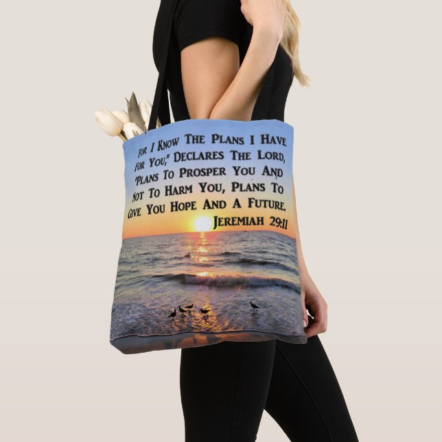BOLSO DE TELA SUPLEMENTO DE JEREMIAH 29:11 (Detalle)