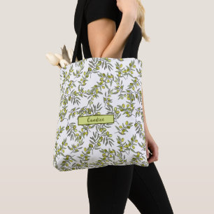 Bolso De Tela Suplente verde del olivo