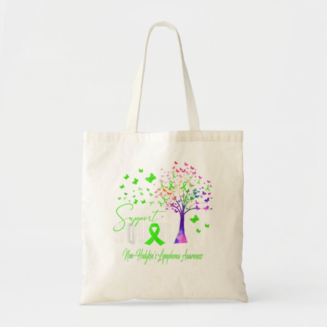 Bolso De Tela Support Squad For Non-Hodgkin'S Lymphoma Awareness (Frente)