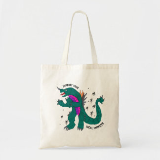 Bolso De Tela "Support Your Local Monster" Tote Bag
