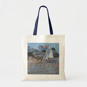 Bolso De Tela Sur blanco Mer Francia de Palais del velero