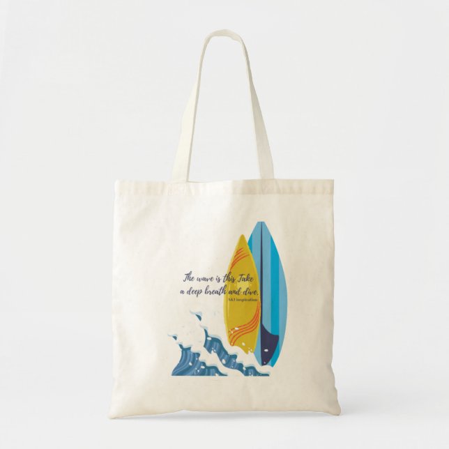 Bolso De Tela Surf (Frente)