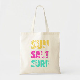 Bolso De Tela Surf de sal solar - Vibes de verano