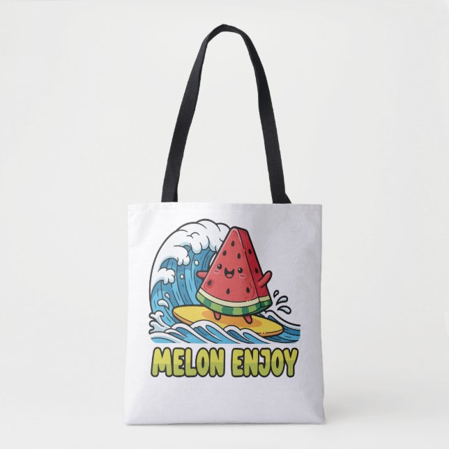 Bolso De Tela Surf y Snack (Anverso)