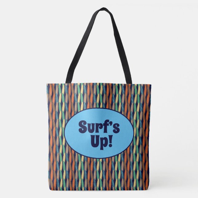 Bolso De Tela Surfboards (Anverso)