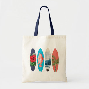 Bolso De Tela Surfboards Retro Coloridas