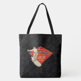 Bolso De Tela Surfing Club Diamante Hawaiano Hibiscus Beach Bag