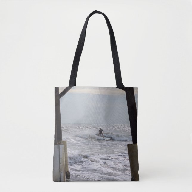 Bolso De Tela Surfing Cocoa (Anverso)