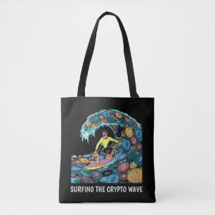 Bolso De Tela Surfing Crypto