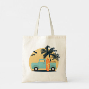 Bolso De Tela Surfing Retro