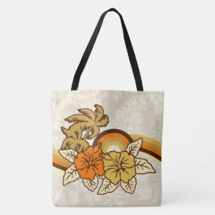 Bolso De Tela Surfing Safari Vintage Hawaiian Beach Bag