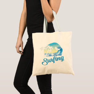 Bolso De Tela Surfing Sea Beach