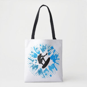 Bolso De Tela Surfista de Grunge