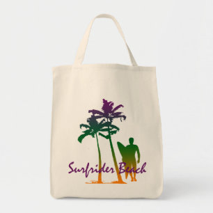 Bolso De Tela Surfrider Beach Hawaii Palm Tree Blend