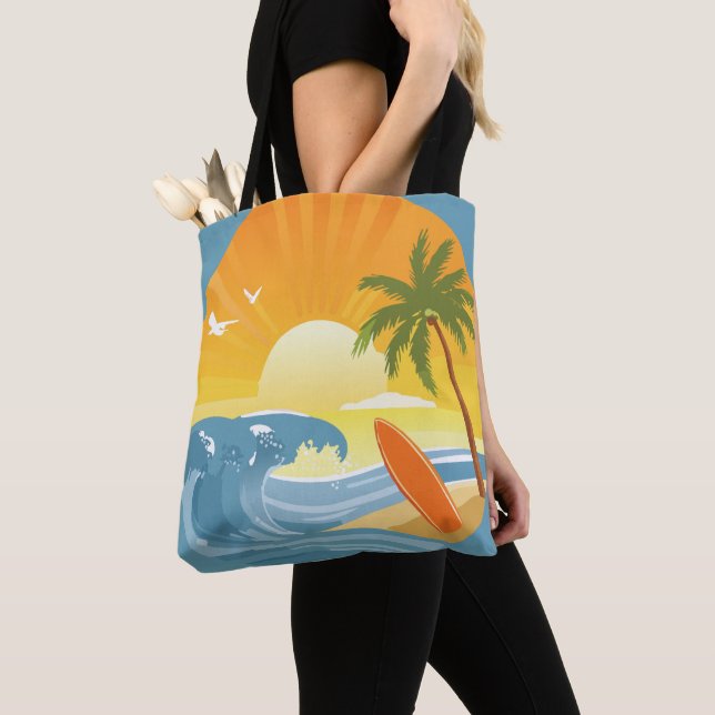 Bolso De Tela ¡Surf's Up! (Detalle)