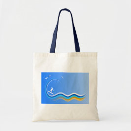 Bolso De Tela Surf's Up Surfing Surfing Surf Budget Tote Bags