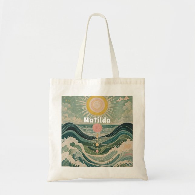 Bolso De Tela Surge solar personalizado (Frente)