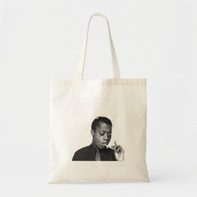 Bolso De Tela Surprise Gift James Baldwin Halloween (Frente)