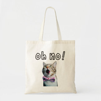 Bolso De Tela Surprised cat