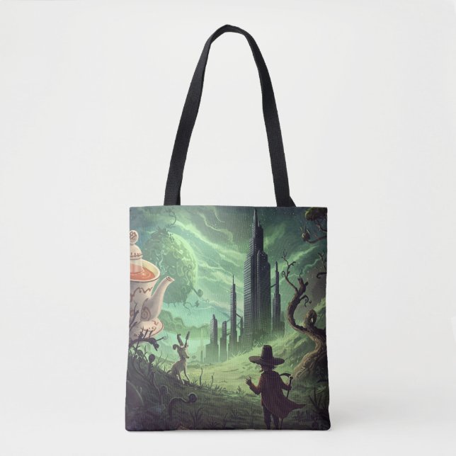 Bolso De Tela Surreal Dreamscape (Anverso)