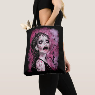 Bolso De Tela Surreal Zombie