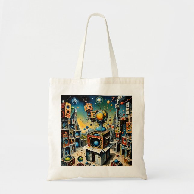 Bolso De Tela Surrealista 22 (Frente)