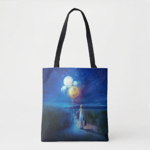 Bolso De Tela Surrealista moviéndose hacia su futuro 