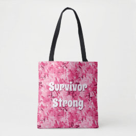 Bolso De Tela Survivor Strong Pink Camo