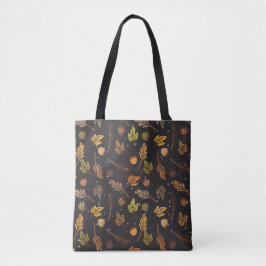 Bolso De Tela Sus Cuatro Estaciones – Patrón de Otoño