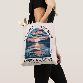 Bolso De Tela Sus ejercicios son nuevos cada amanecer