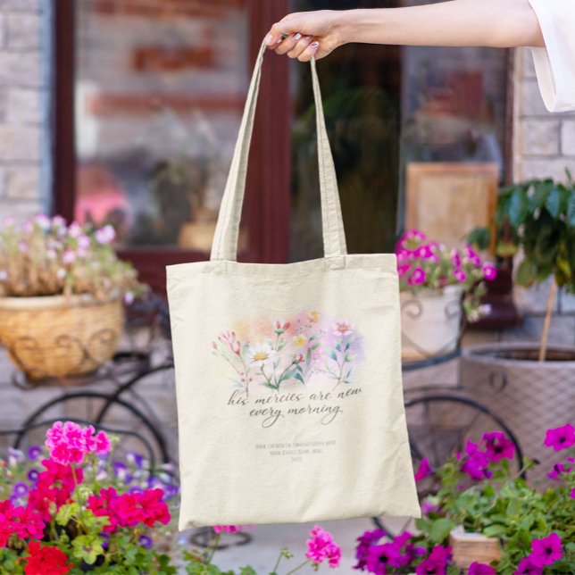 Bolso De Tela Sus Misericordias Son Nuevos Personalizados De La  (Subido por el creador)