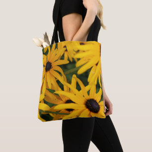 Bolso De Tela Susan Bright Yellow Black Eyed