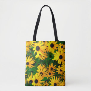 BOLSO DE TELA SUSAN FLOWER DE OJOS NEGROS