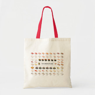 Bolso De Tela Sushi Guide Tote Bag – Japanese Food Chart