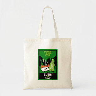 Bolso De Tela Sushi Y Sake Foodies