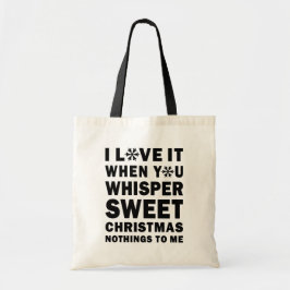 Bolso De Tela Susurra Dulces Nadas De Navidad Fiesta